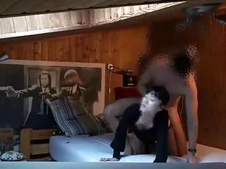 Máquina sexual pormo casero español de falo largo